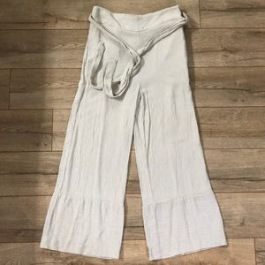 Cream culottes